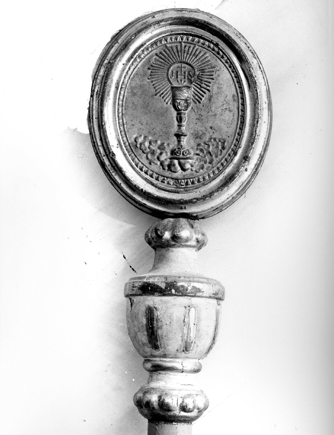 mazza processionale - bottega toscana (prima metà sec. XIX)