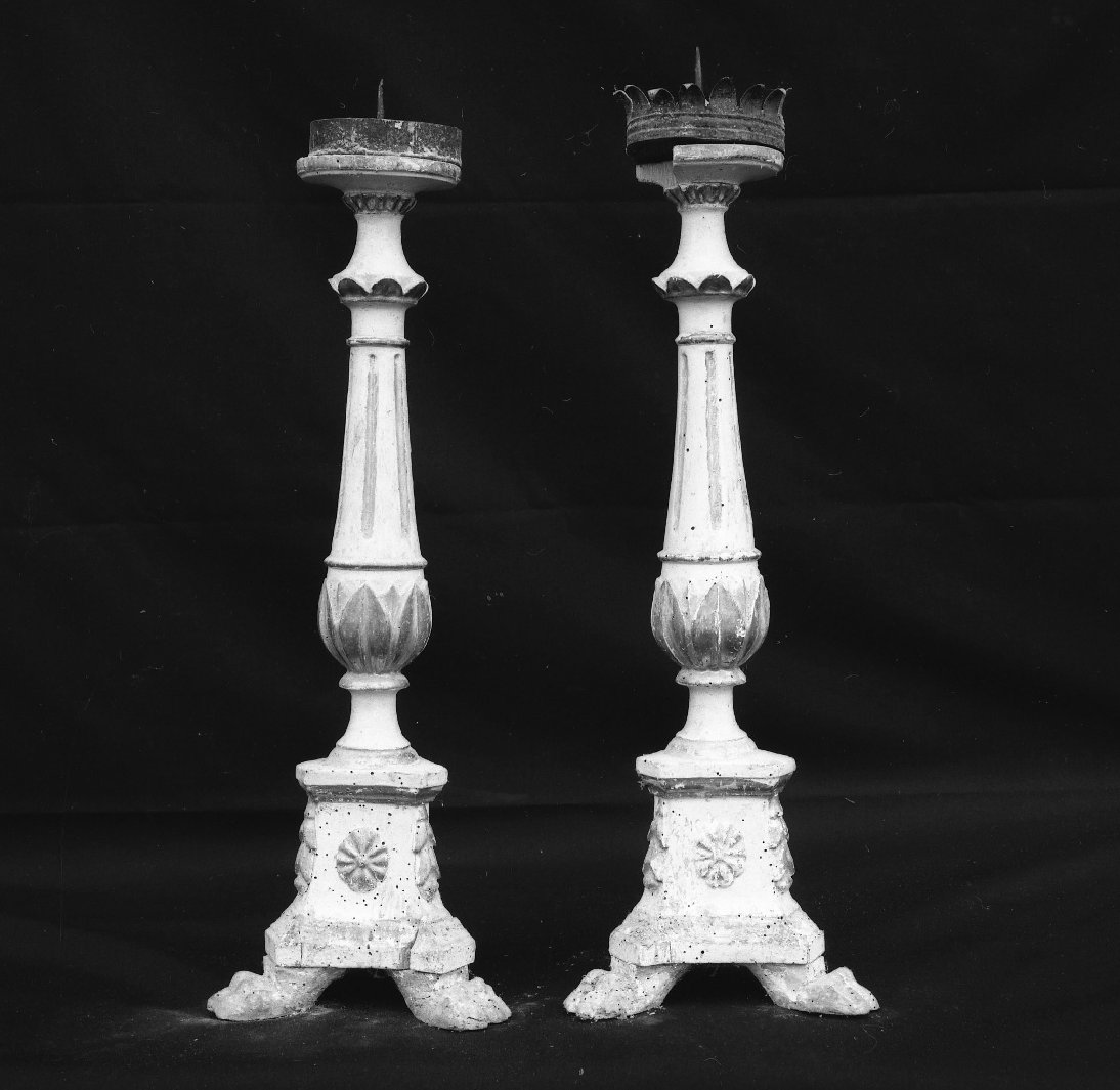 candeliere, serie - bottega toscana (fine sec. XVIII)