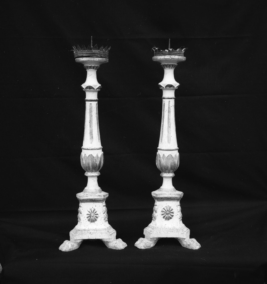 candeliere, serie - bottega toscana (fine sec. XVIII)