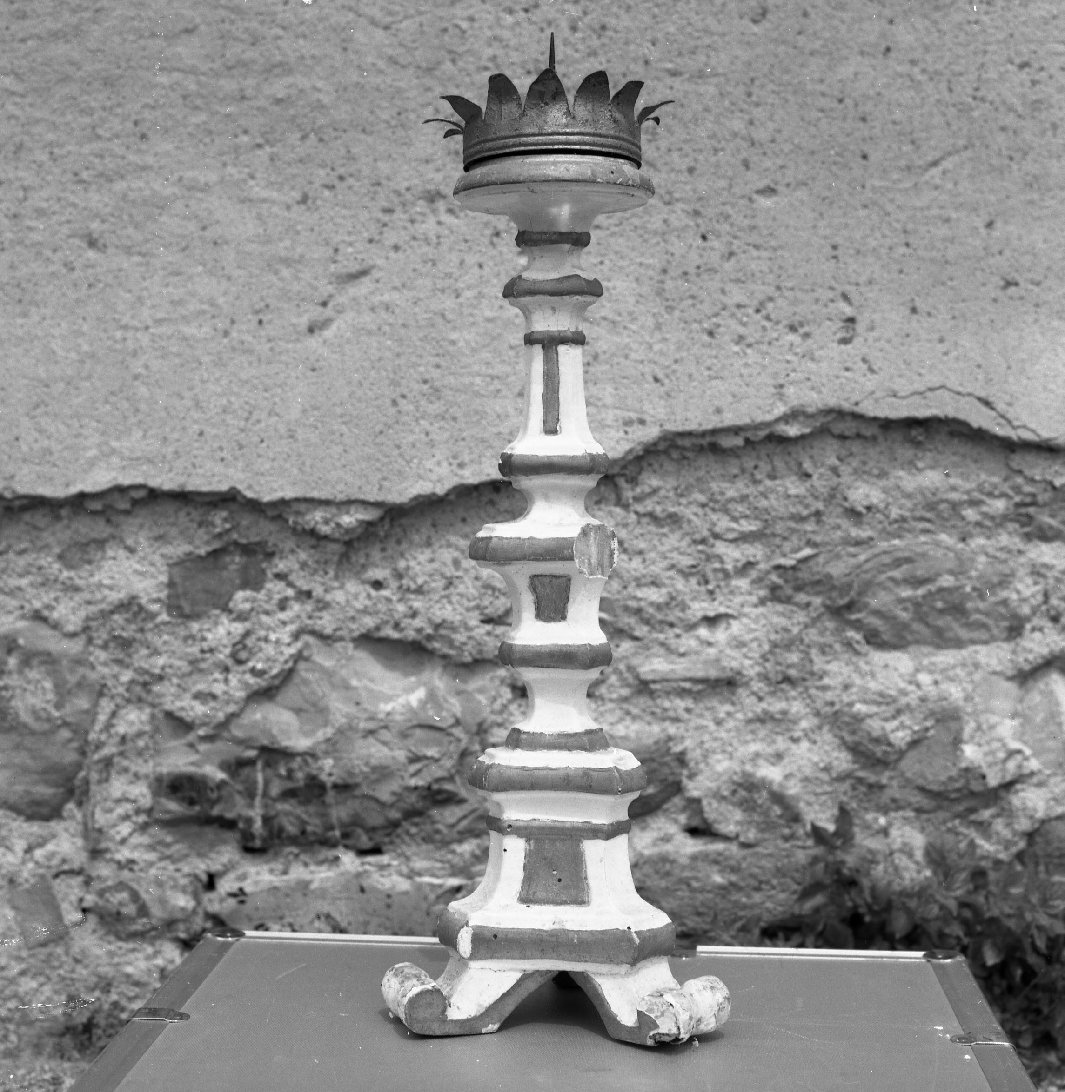 candeliere, serie - bottega toscana (sec. XVIII)