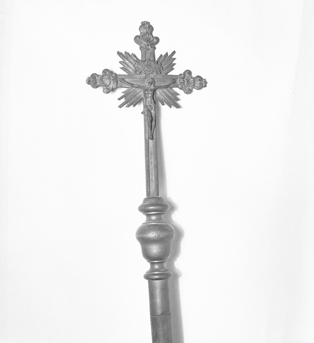 croce processionale - bottega toscana (seconda metà sec. XVIII)