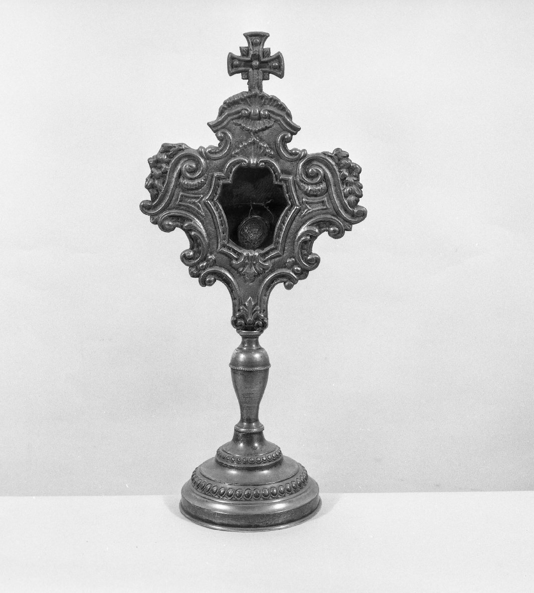 reliquiario - a ostensorio - bottega toscana (metà sec. XIX)