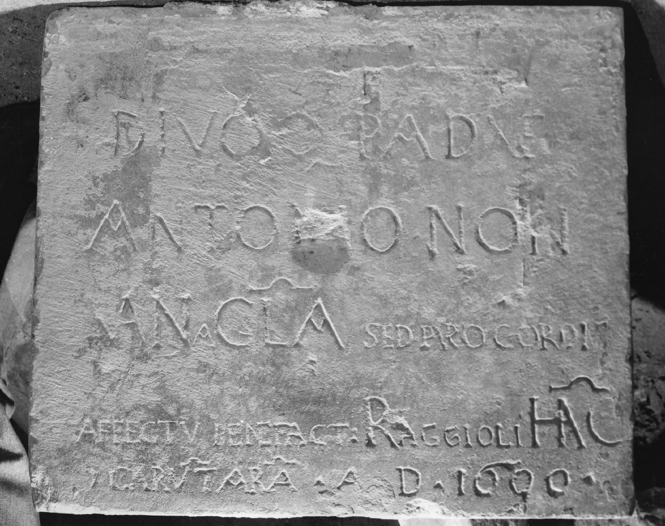 lapide commemorativa - bottega toscana (sec. XVII)