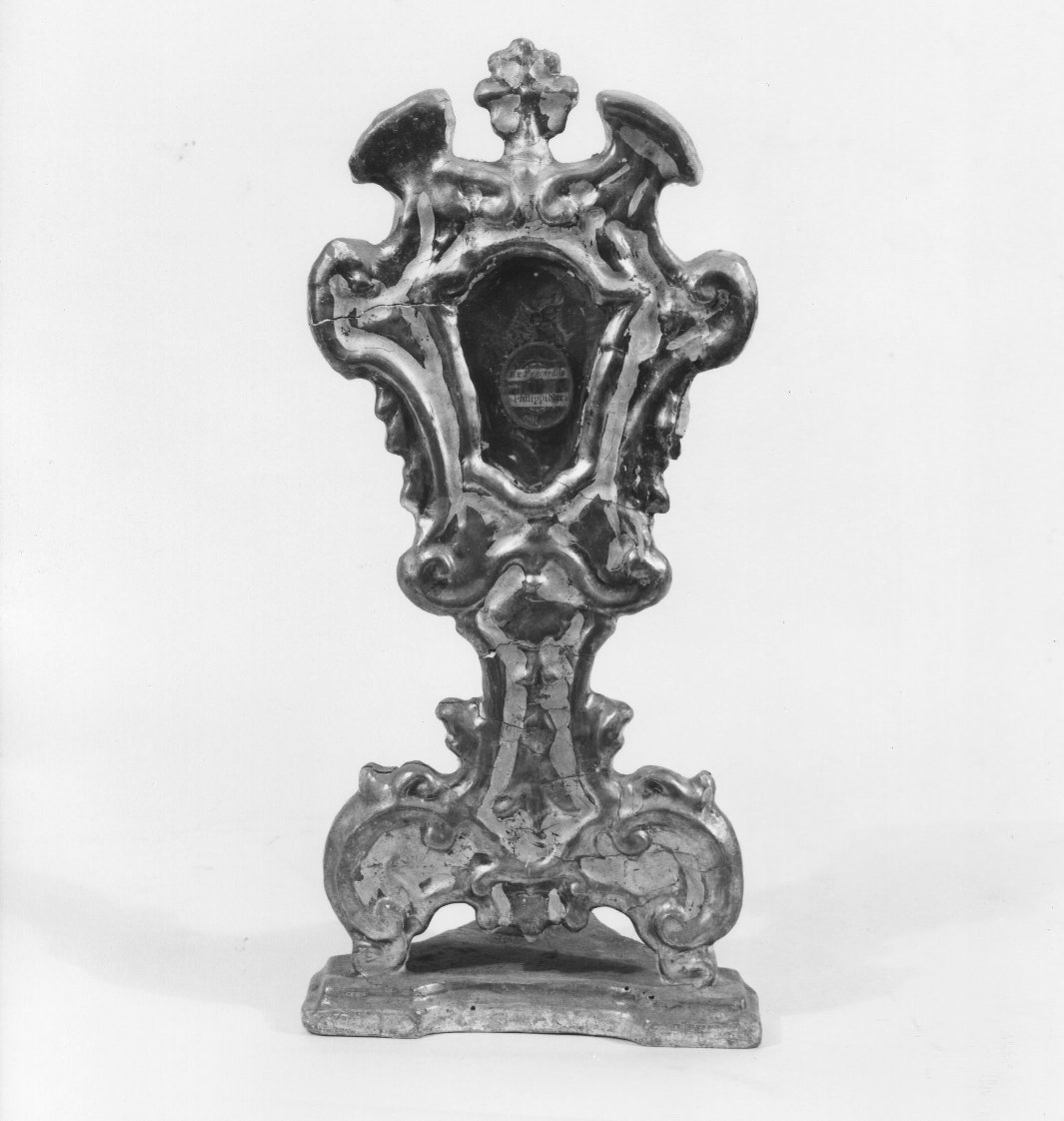 reliquiario - a ostensorio, serie - bottega toscana (sec. XVIII)