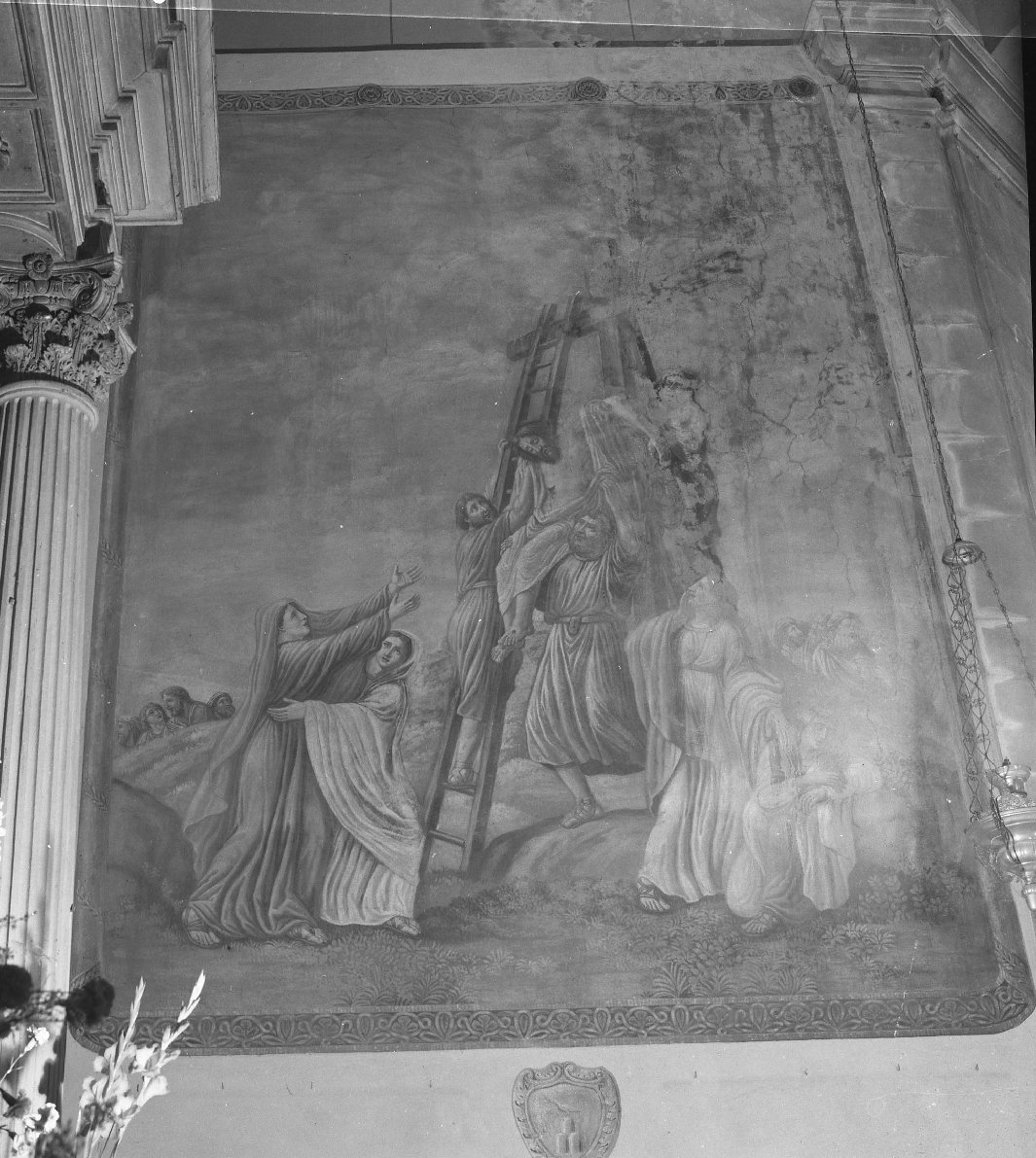 deposizione di Cristo dalla croce (dipinto) di Ademollo Luigi (sec. XIX)