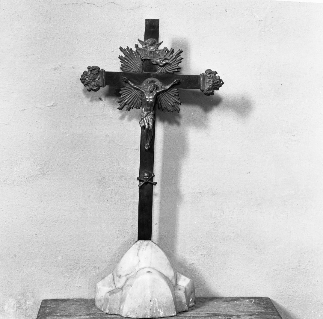 crocifisso - bottega italiana (sec. XVIII)