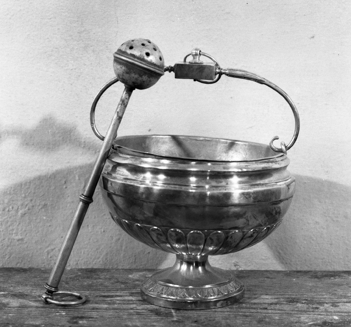 servizio per aspersione, insieme - bottega italiana (prima metà sec. XIX)