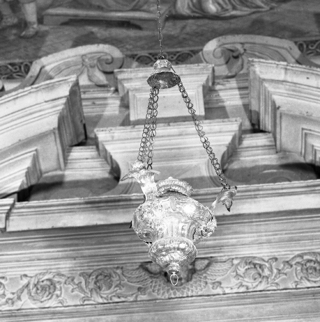 lampada pensile - bottega italiana (sec. XVIII)