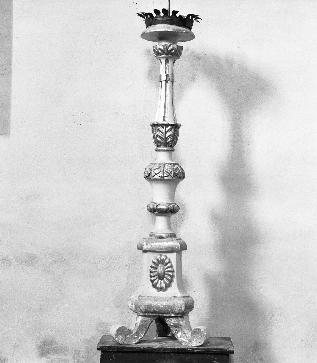 candeliere, serie - bottega italiana (seconda metà sec. XVIII)