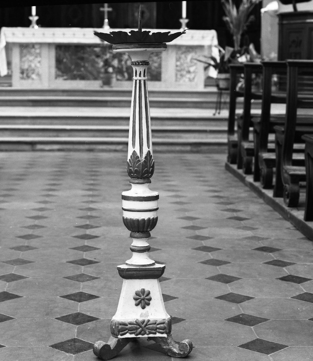 candelabro, serie - bottega italiana (prima metà sec. XIX)