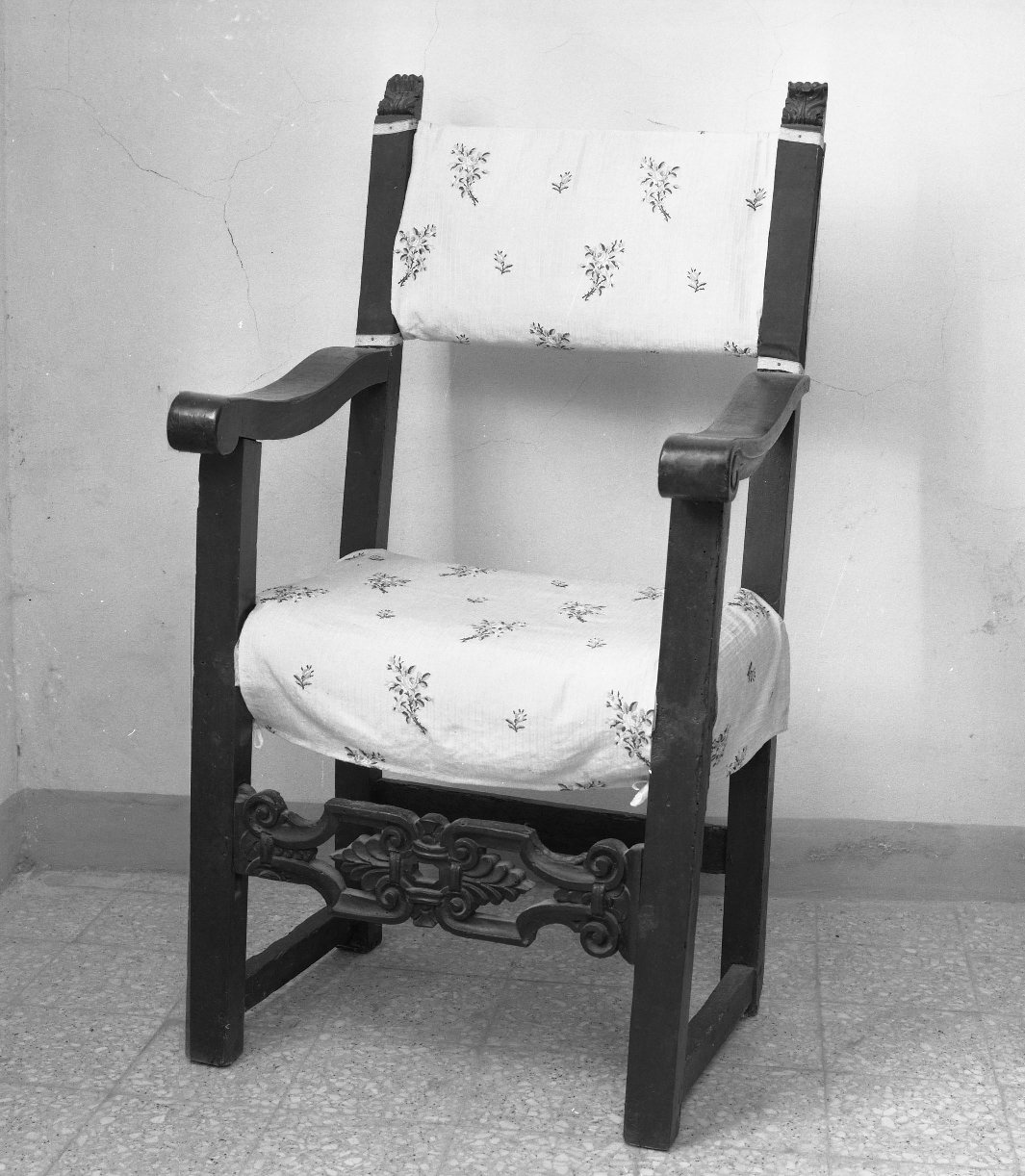 poltrona - bottega italiana (sec. XIX)