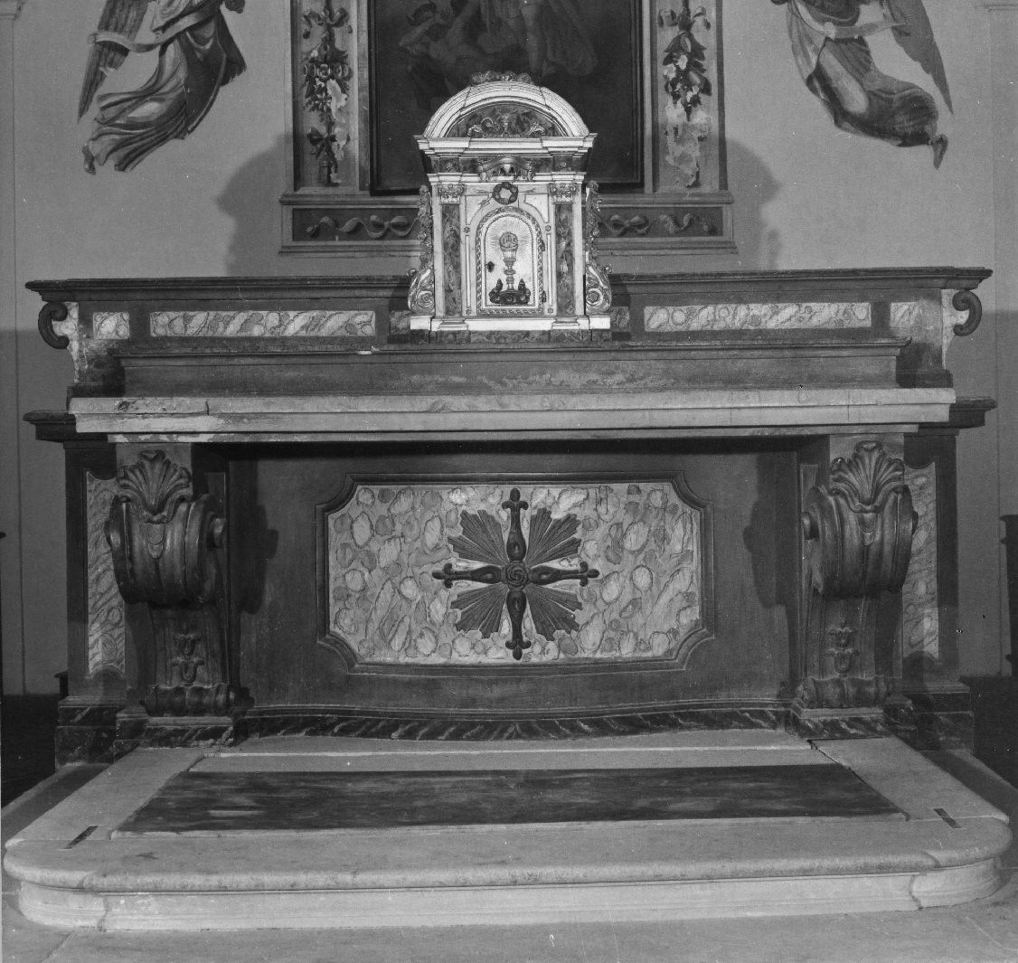 altare maggiore, insieme - bottega toscana (fine sec. XVIII)