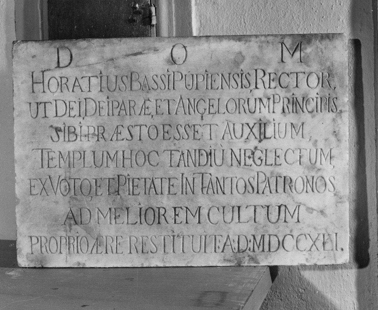 lapide - bottega toscana (sec. XVIII)