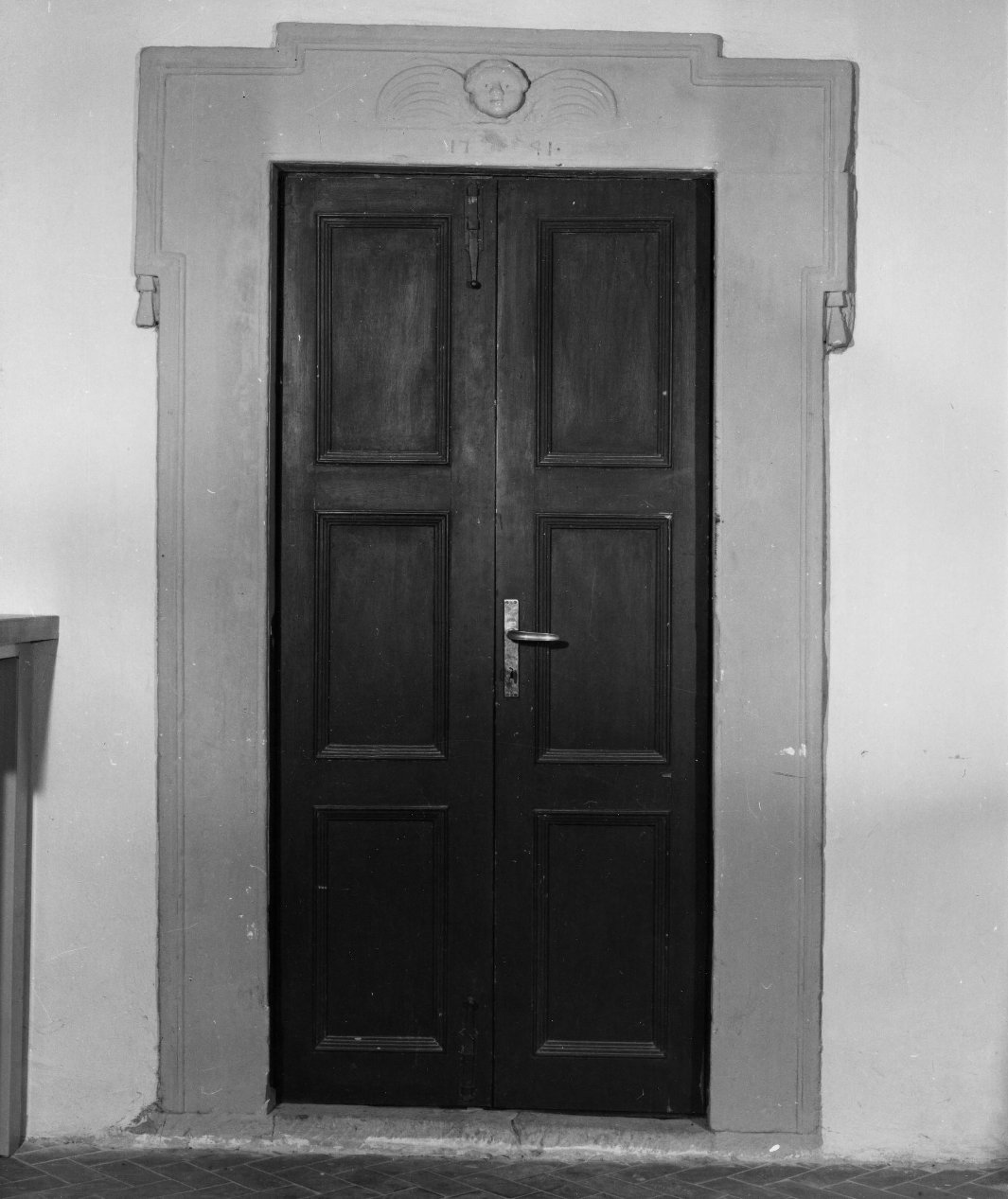 mostra di porta, serie - bottega toscana (sec. XVIII)