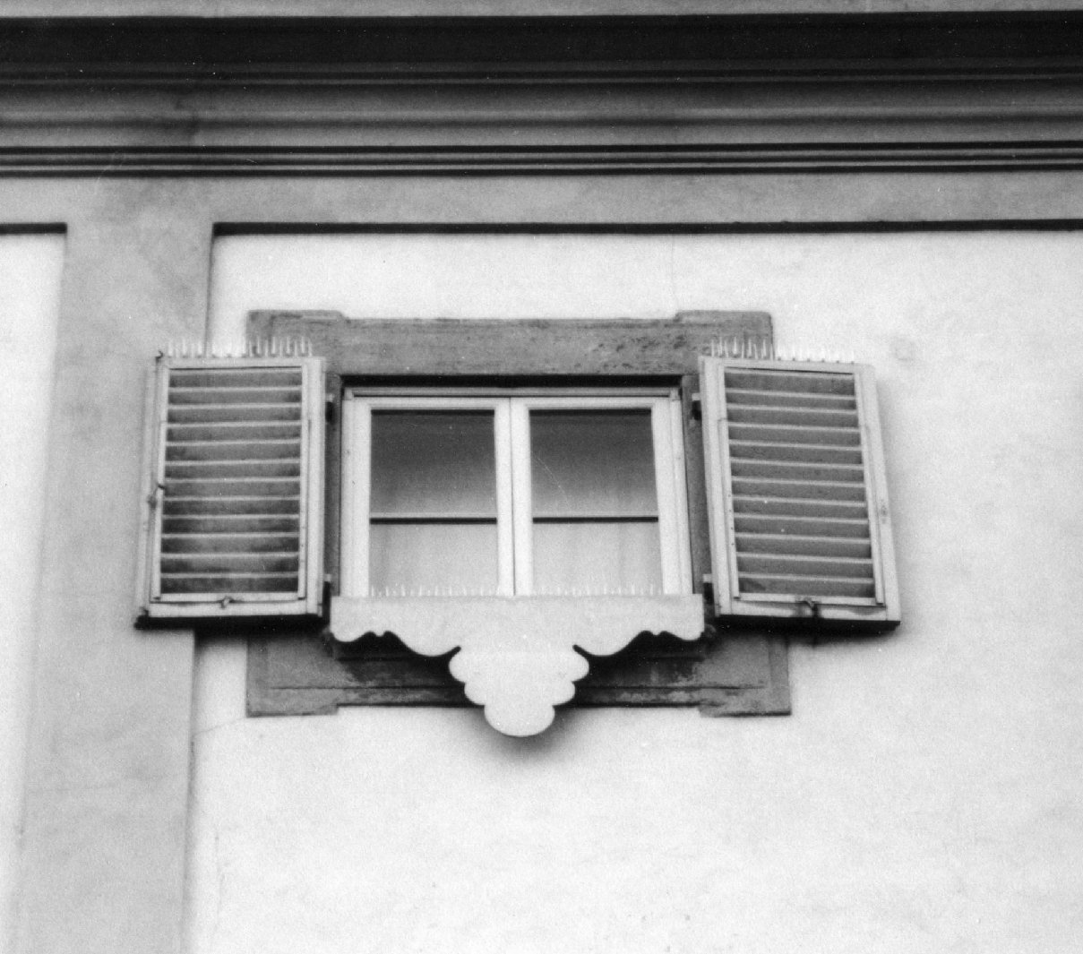 mostra di finestra, serie - bottega toscana (metà sec. XVIII)