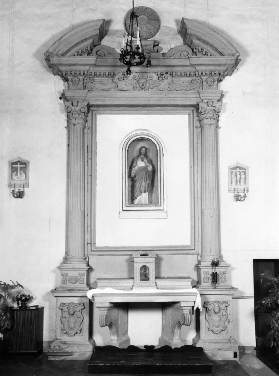 altare - a edicola - bottega toscana (seconda metà sec. XIX)