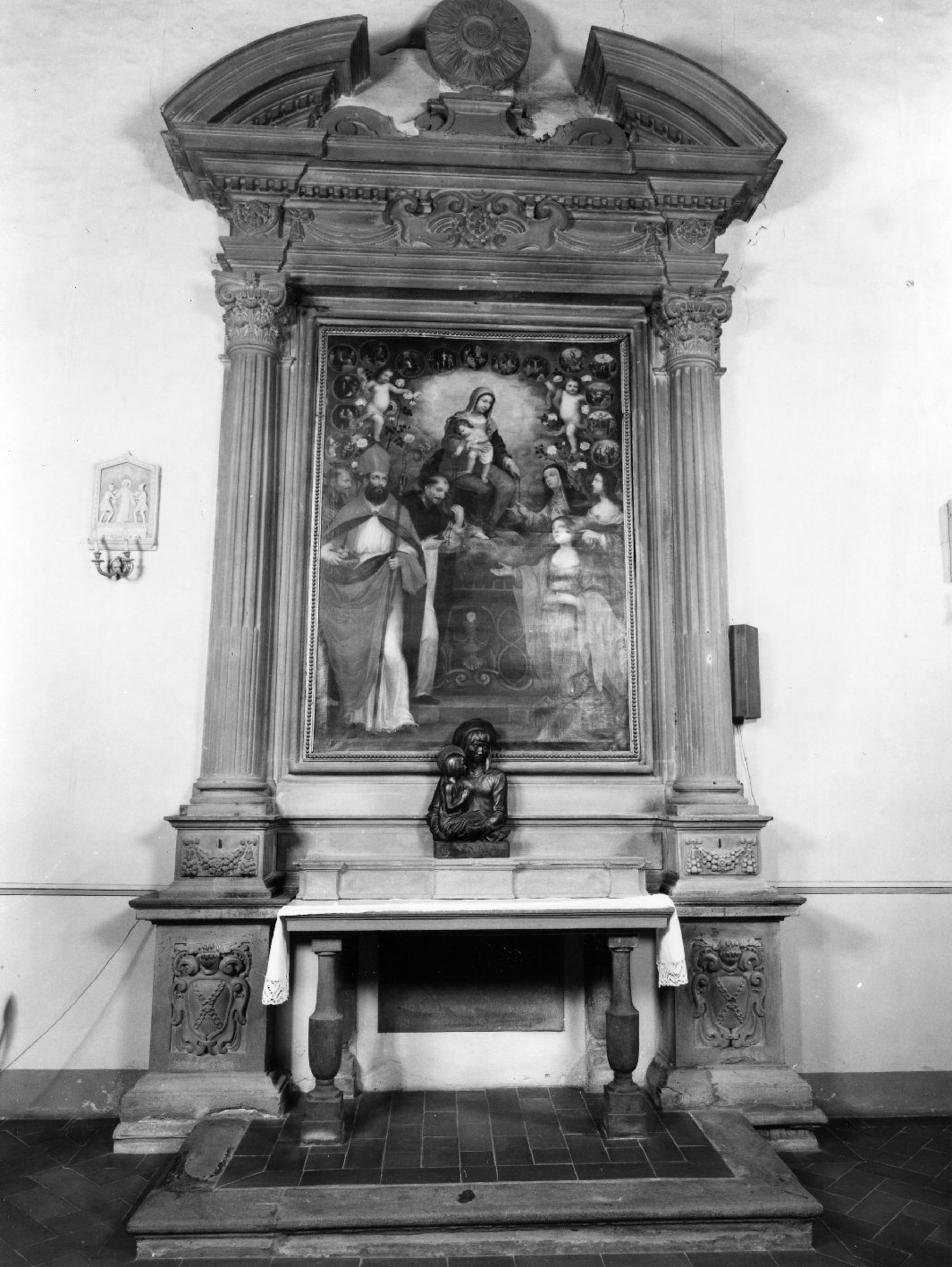 altare - a edicola - bottega toscana (sec. XVII)