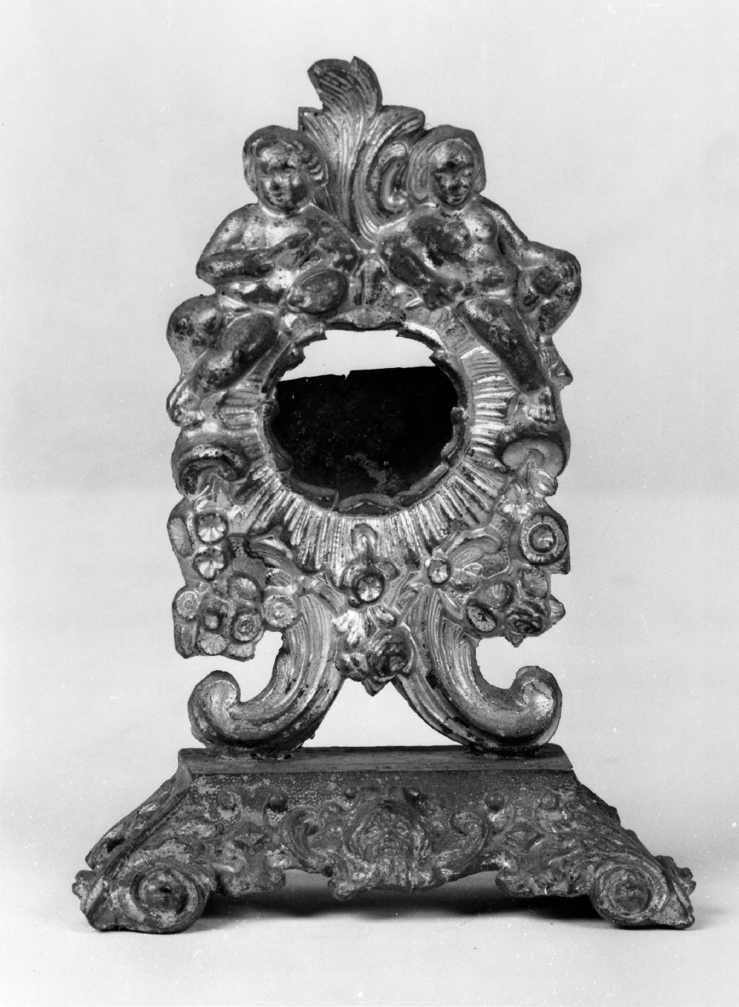 reliquiario - a tabella - bottega toscana (fine sec. XIX)