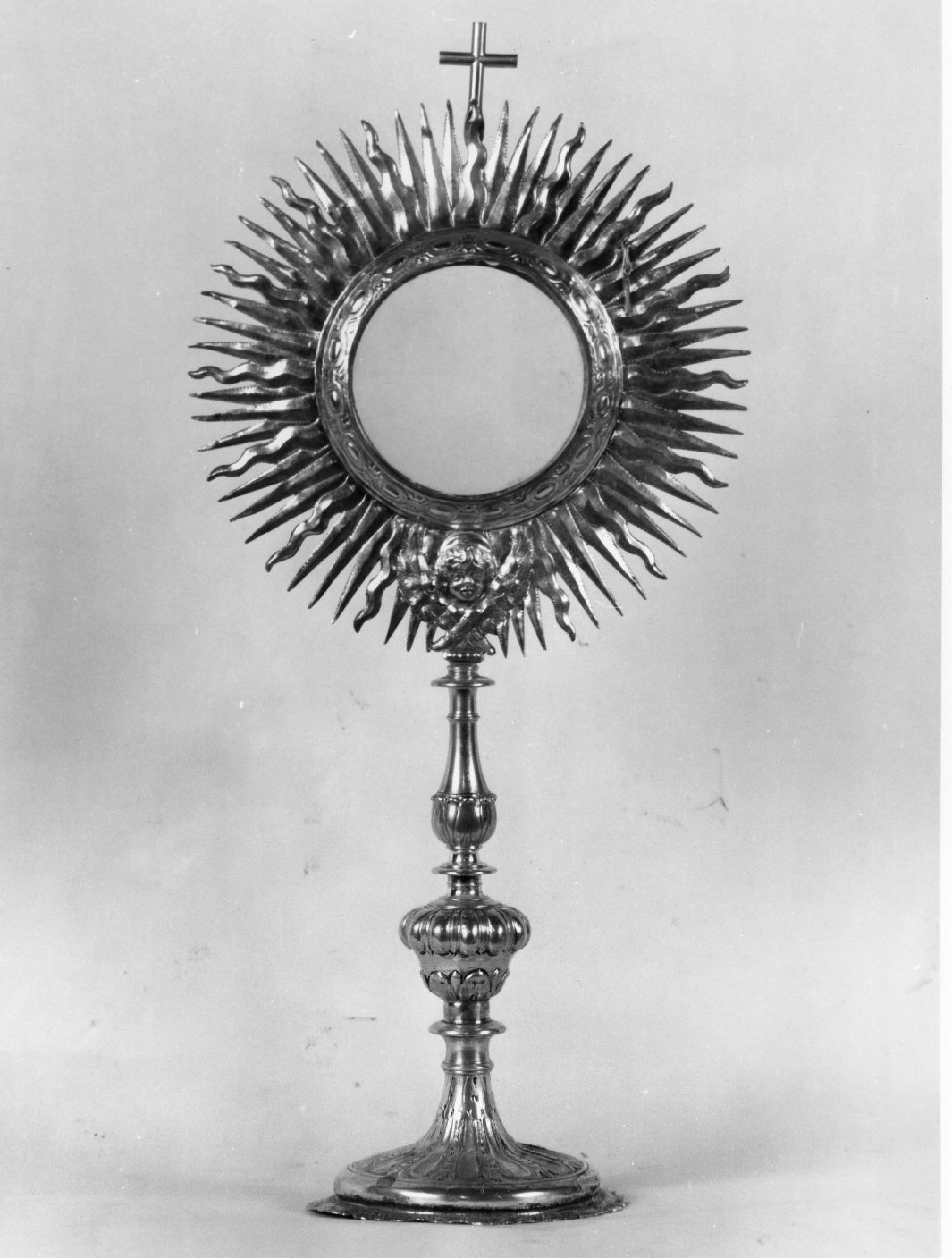 ostensorio - a raggiera - bottega toscana (seconda metà sec. XIX)