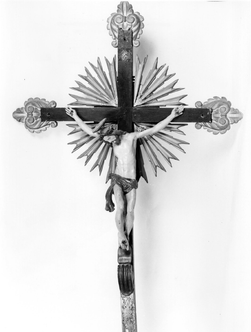 croce processionale - bottega toscana (seconda metà sec. XIX)