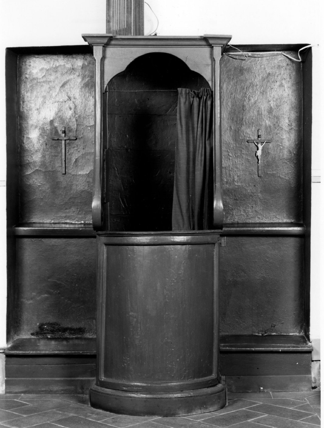 confessionale, serie - bottega toscana (seconda metà sec. XIX)