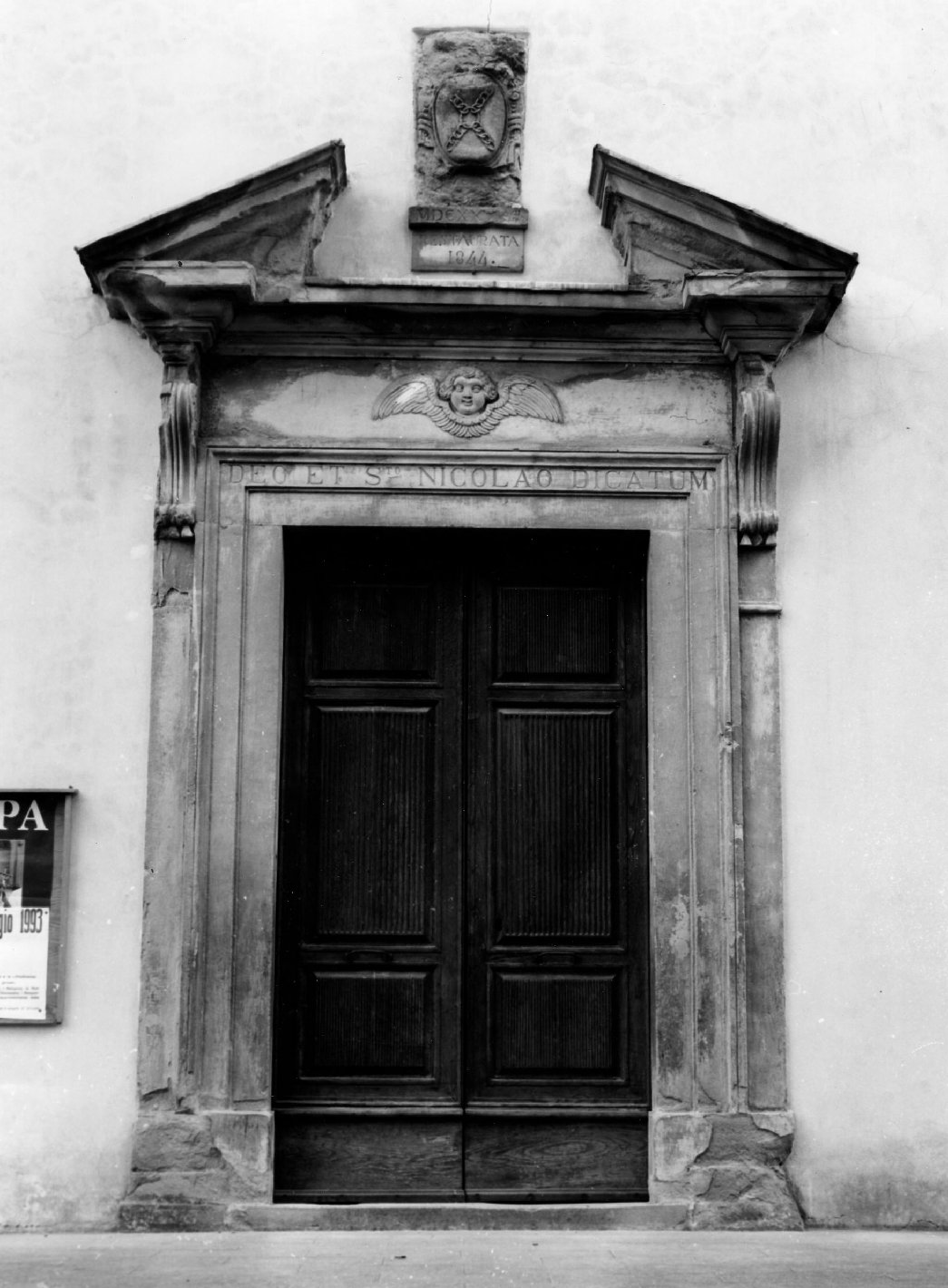 mostra di portale - bottega toscana (seconda metà sec. XVII)