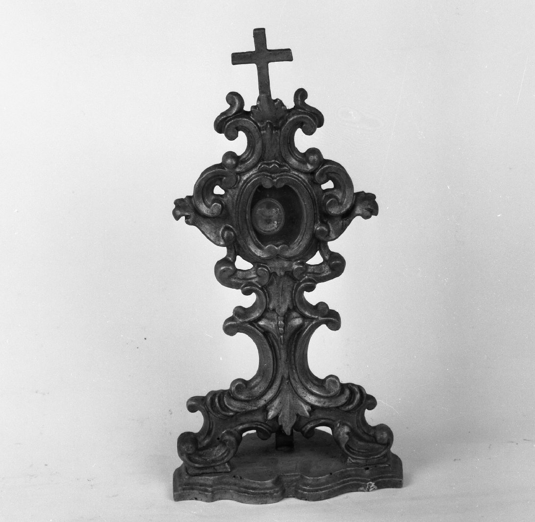 reliquiario - a ostensorio - bottega toscana (seconda metà sec. XVIII)