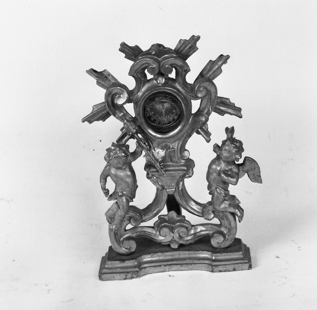 reliquiario - a ostensorio - bottega toscana (primo quarto sec. XVIII)