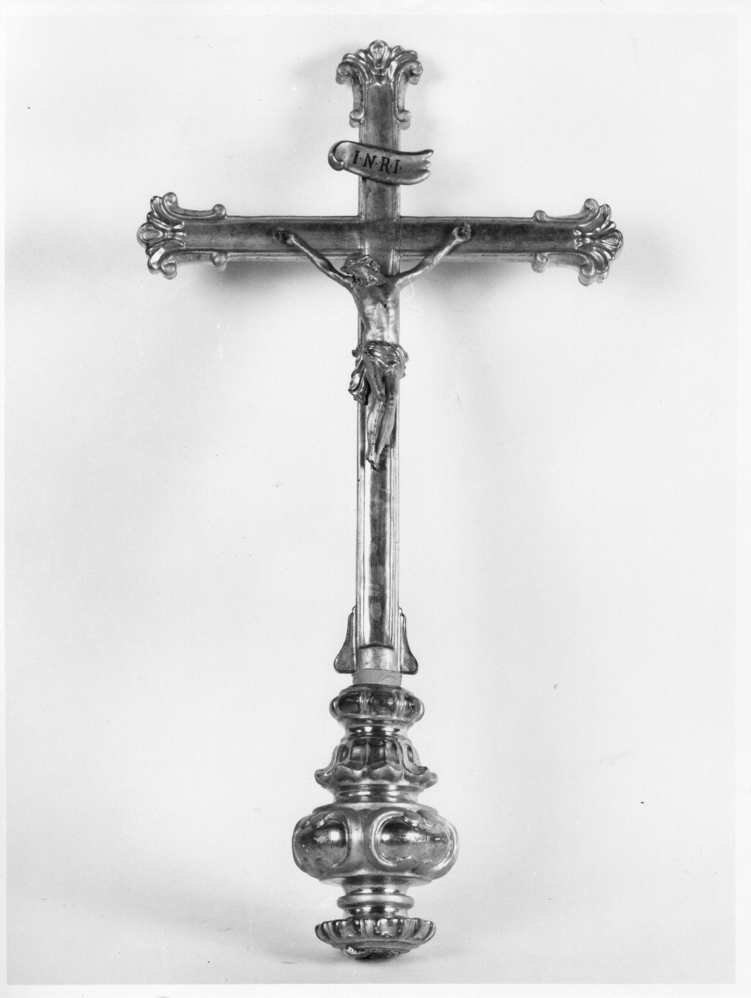 croce processionale - bottega toscana (seconda metà sec. XIX)