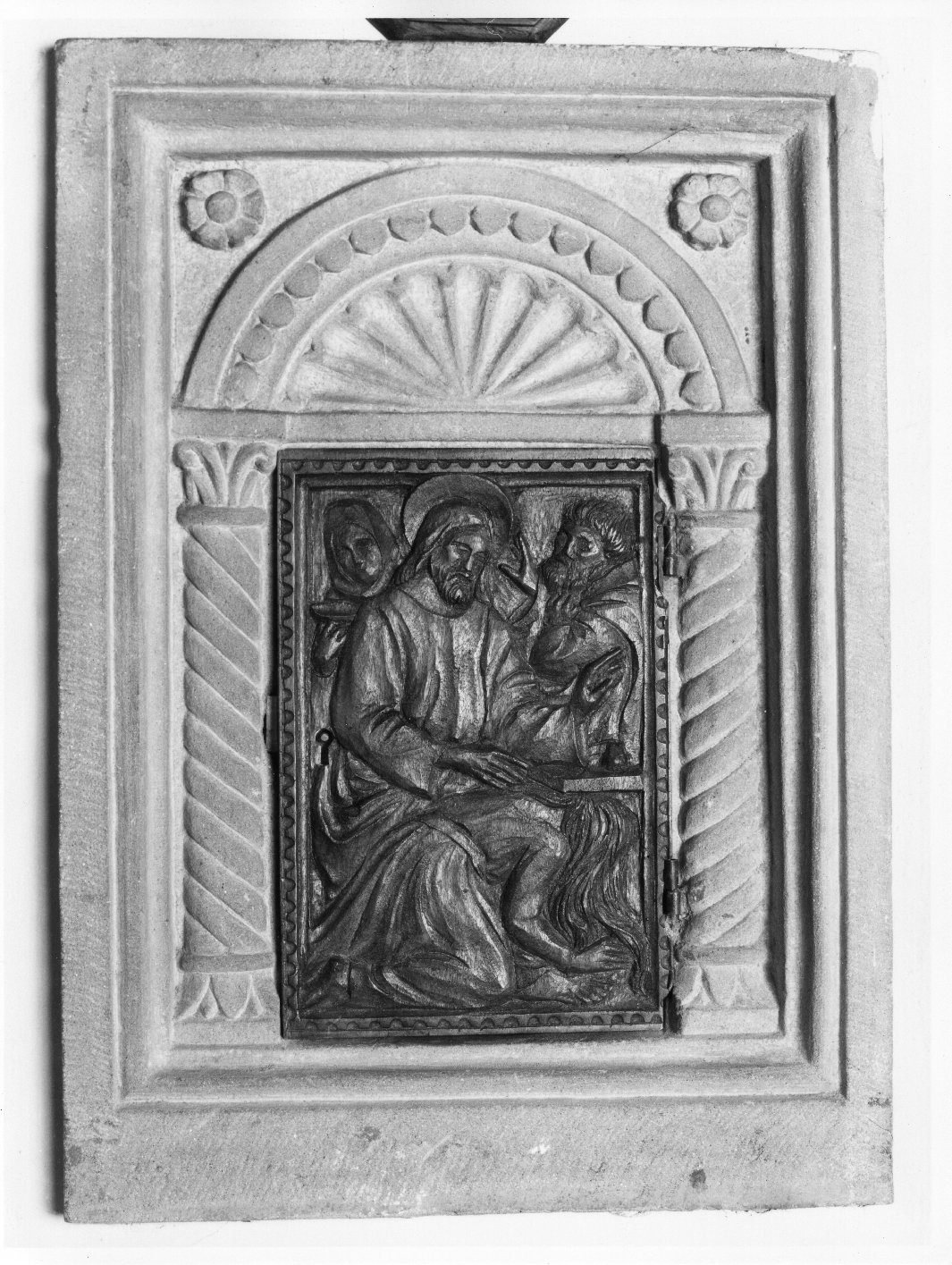 mostra di tabernacolo - a muro, elemento d'insieme - bottega toscana (sec. XVI)