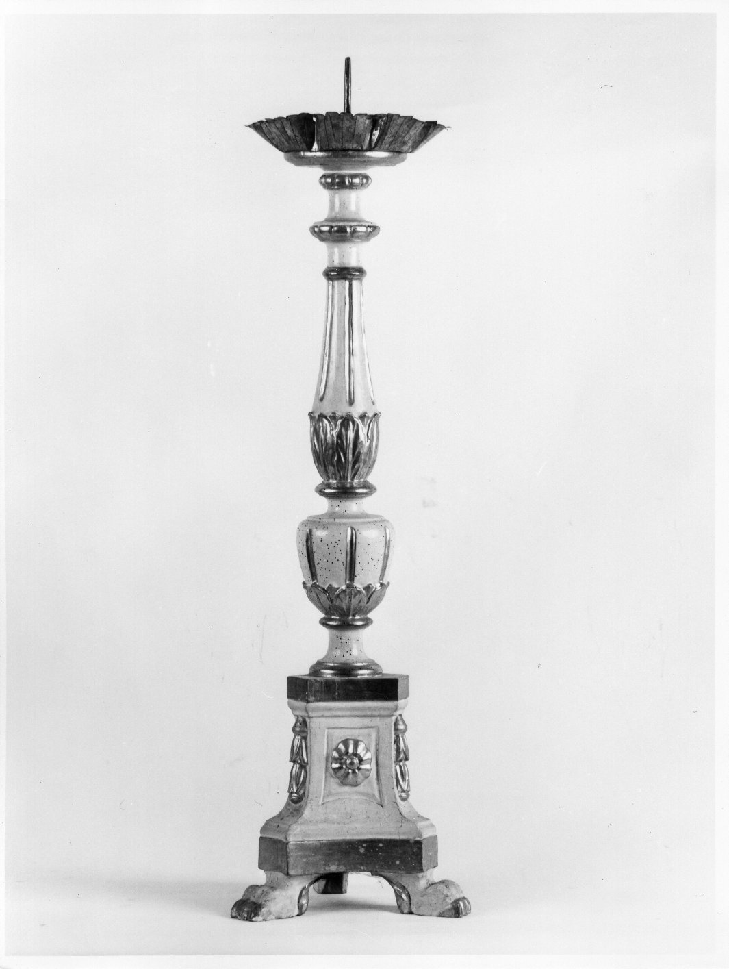 candelabro - bottega toscana (fine sec. XVIII)