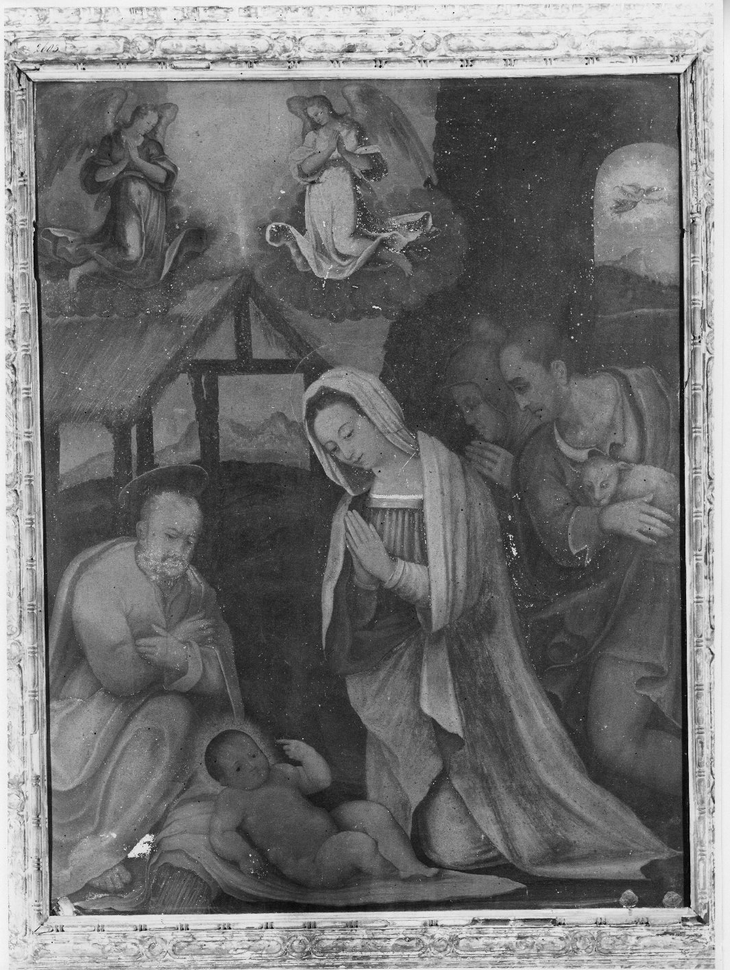 natività di Gesù (dipinto) - ambito fiorentino (sec. XVI)