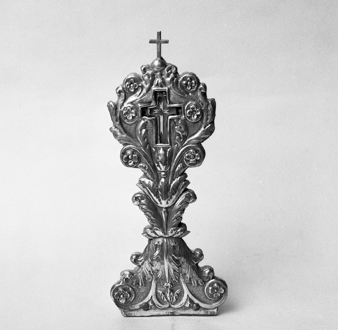 reliquiario - a ostensorio - bottega toscana (sec. XVIII)