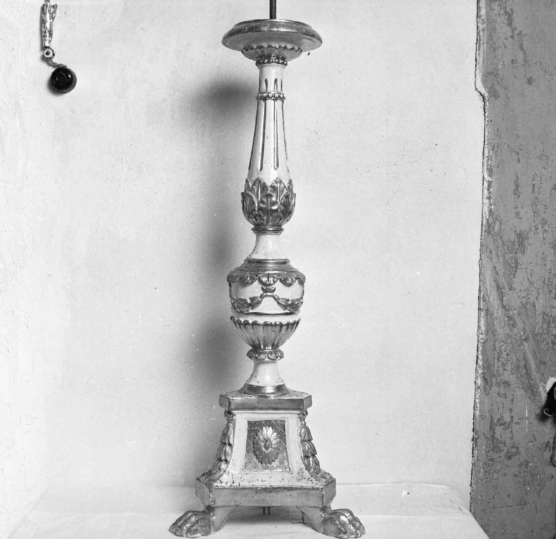 candeliere, serie - bottega toscana (sec. XIX)