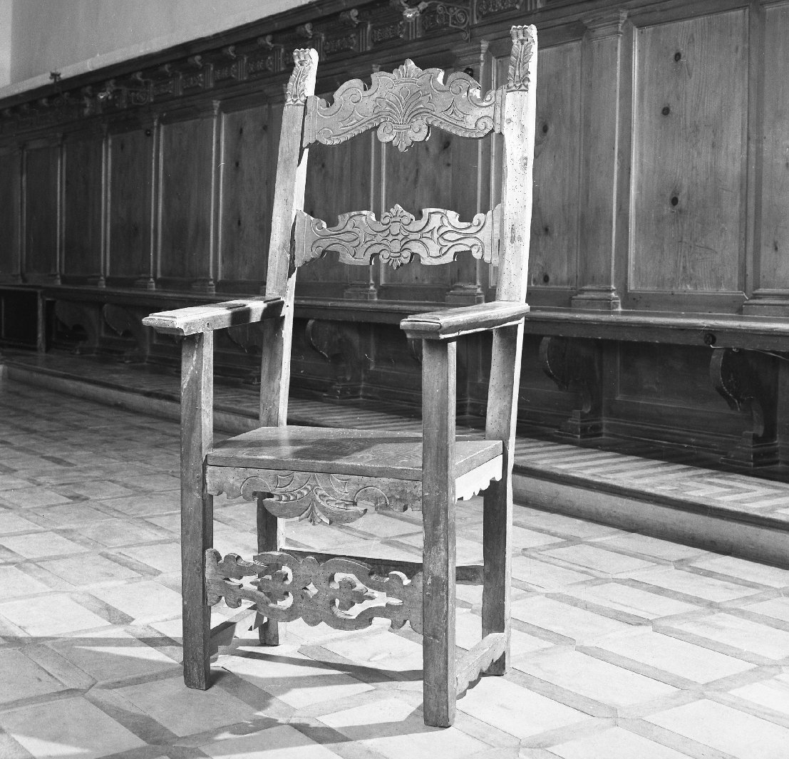 seggiolone - bottega toscana (sec. XVII)