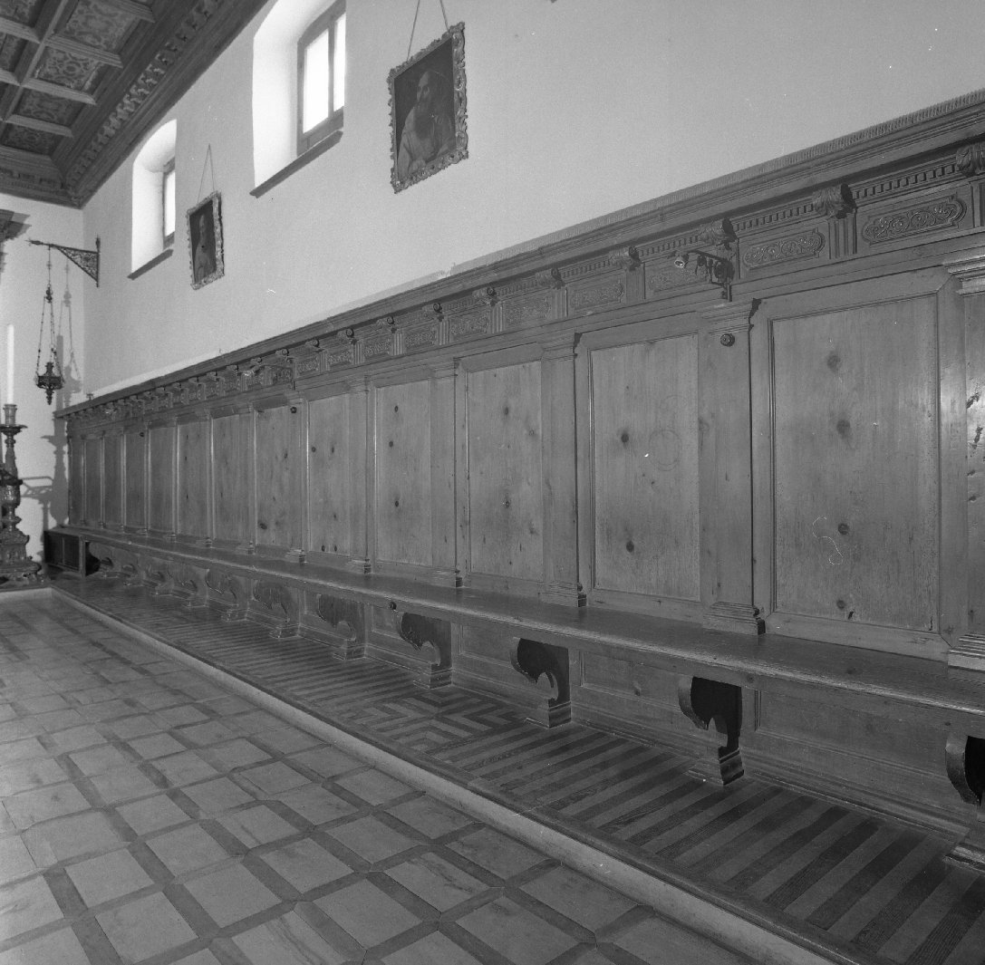 stalli del coro - bottega toscana (sec. XVII)