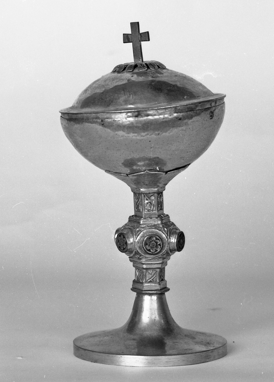 pisside - bottega toscana (metà, prima metà, primo quarto sec. XV, sec. XVIII, sec. XX)