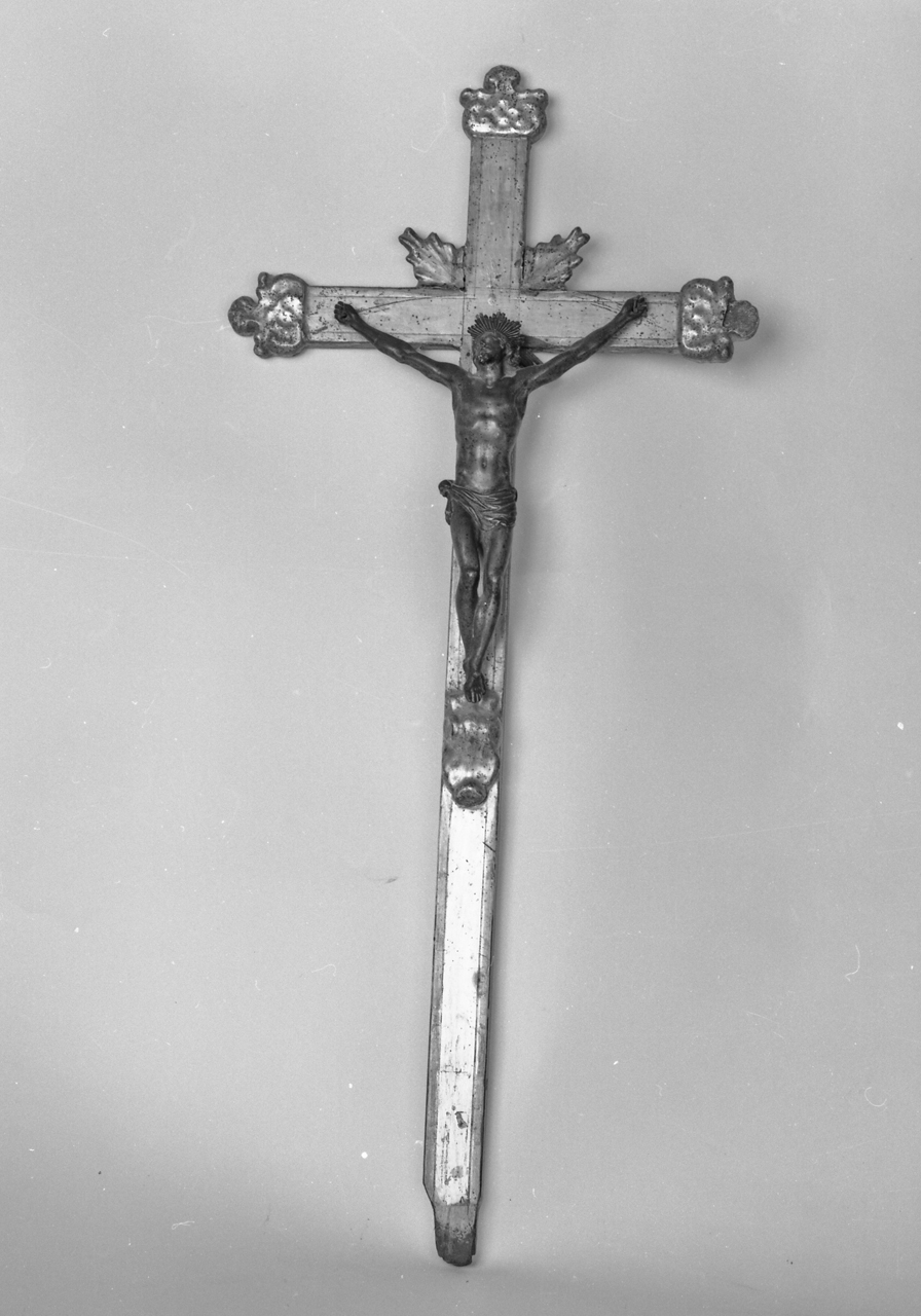 croce processionale - bottega toscana (inizio, seconda metà sec. XIX, sec. XIX)