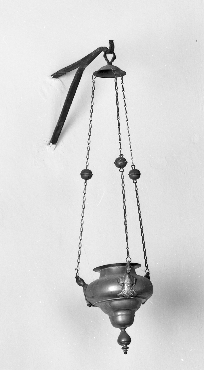 lampada pensile - bottega toscana (seconda metà sec. XIX)