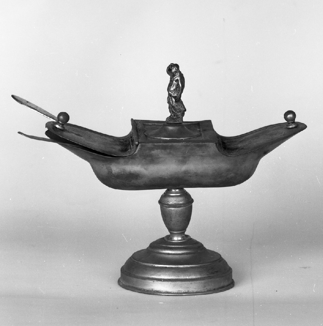 navicella portaincenso - bottega toscana (inizio sec. XX)