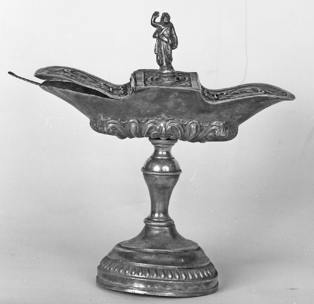 navicella portaincenso - bottega toscana (seconda metà sec. XIX)