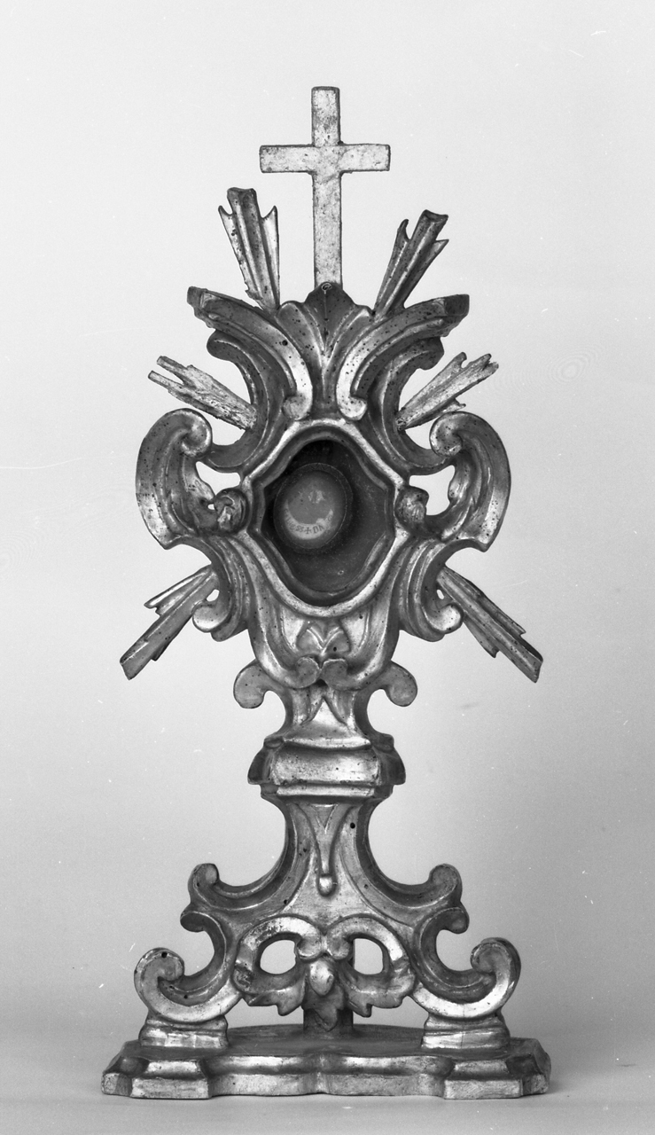 reliquiario - a ostensorio - bottega toscana (metà sec. XVIII)
