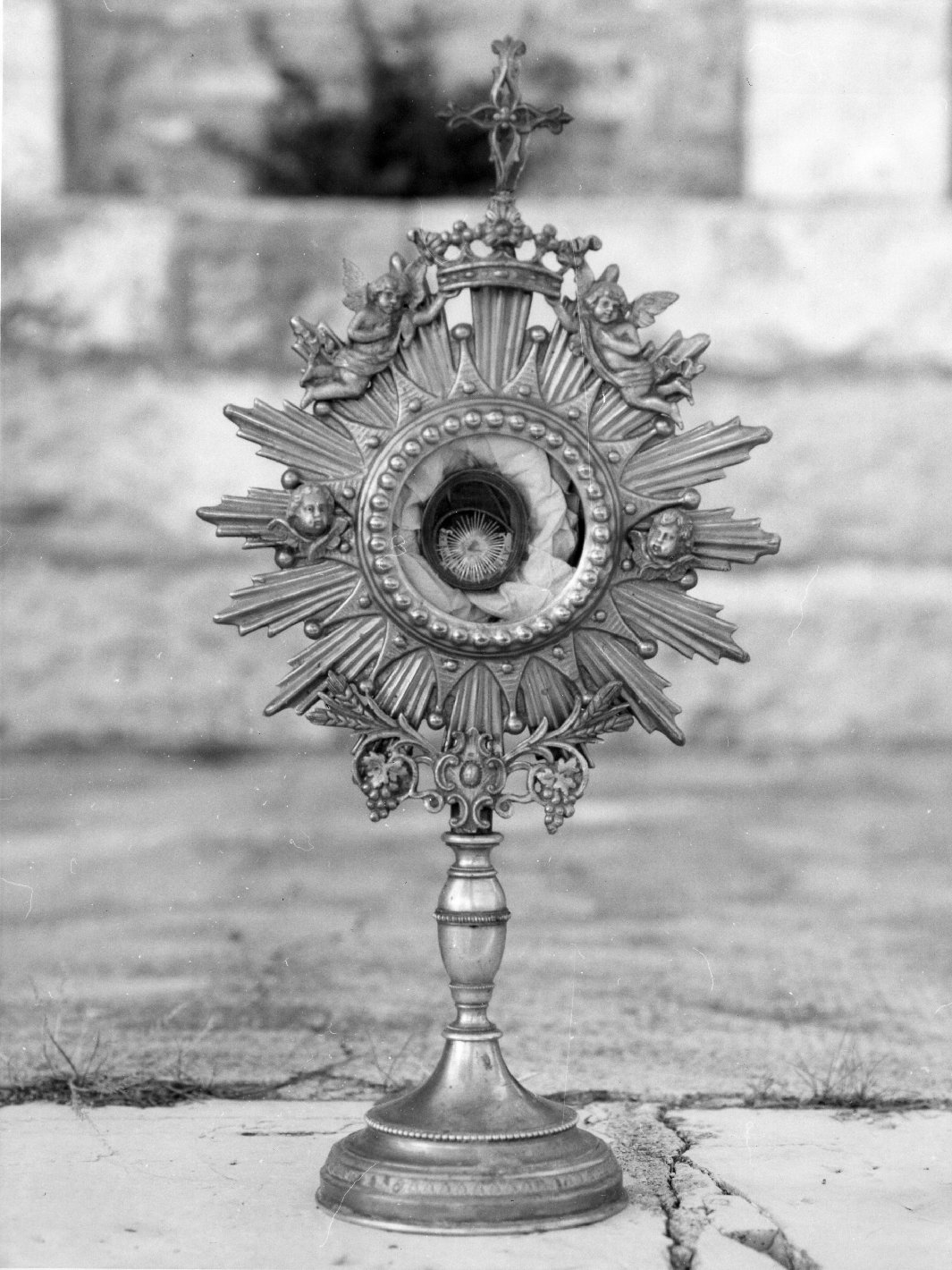 ostensorio - bottega italiana (sec. XIX)