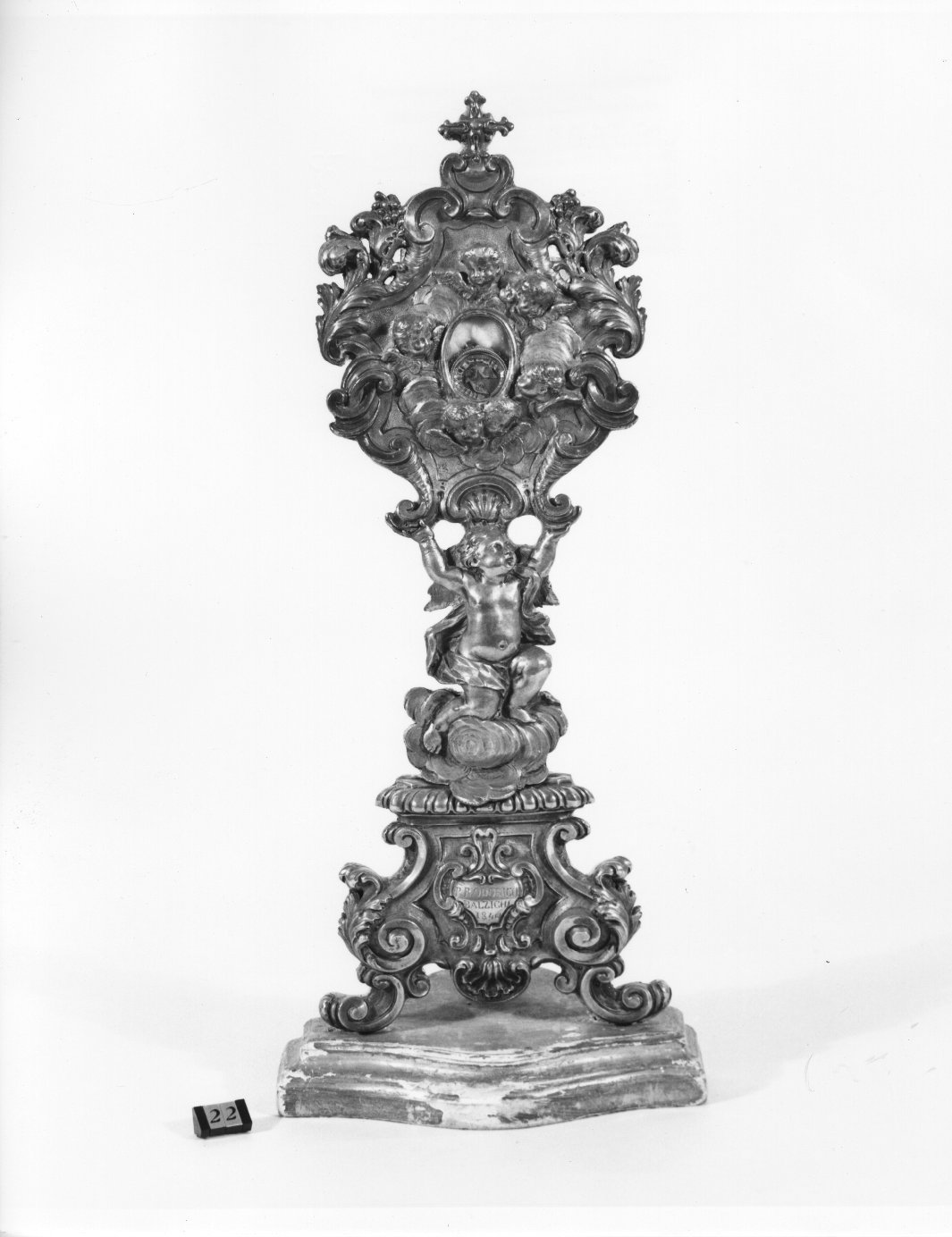 reliquiario - bottega toscana (sec. XIX)