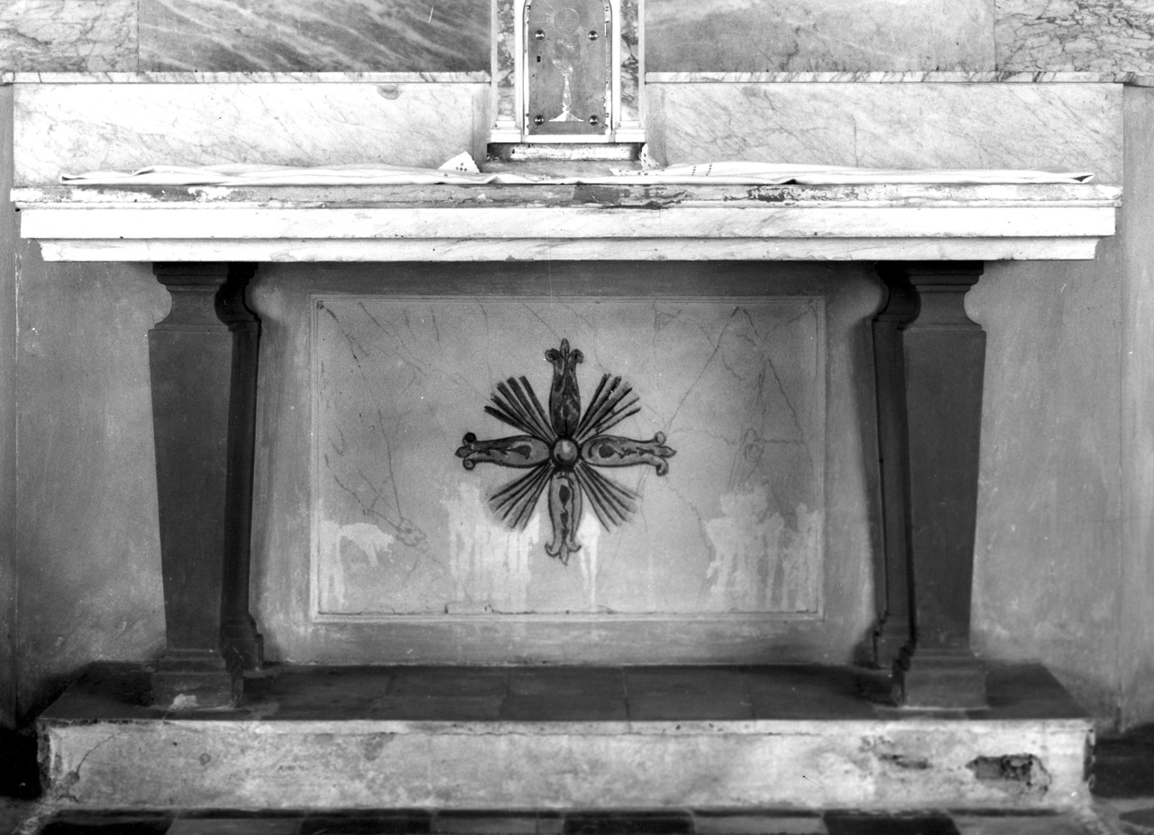 altare maggiore - bottega aretina (fine/inizio secc. XIX/ XX)