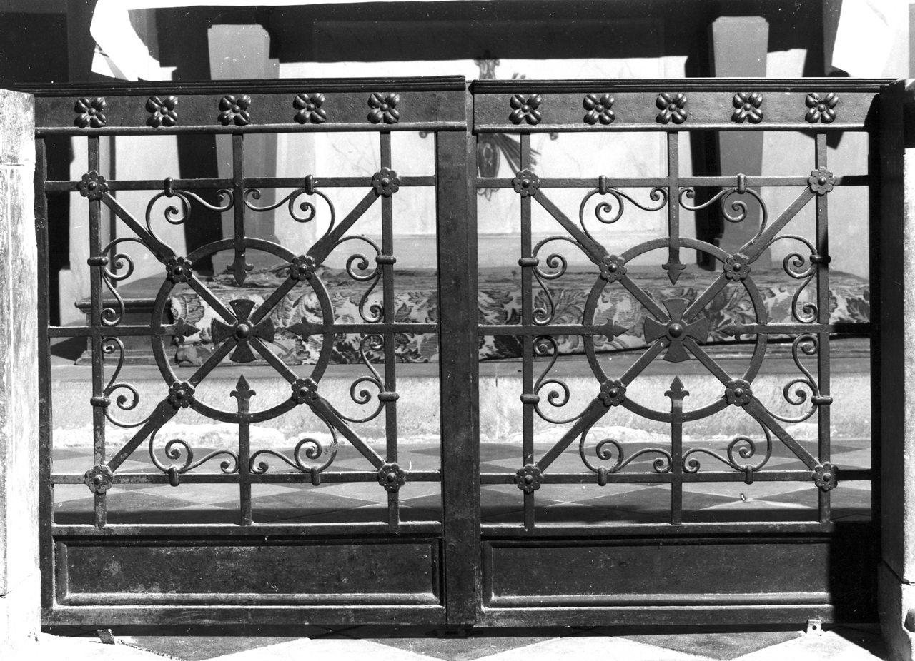 cancello di balaustrata - bottega toscana (inizio sec. XIX)