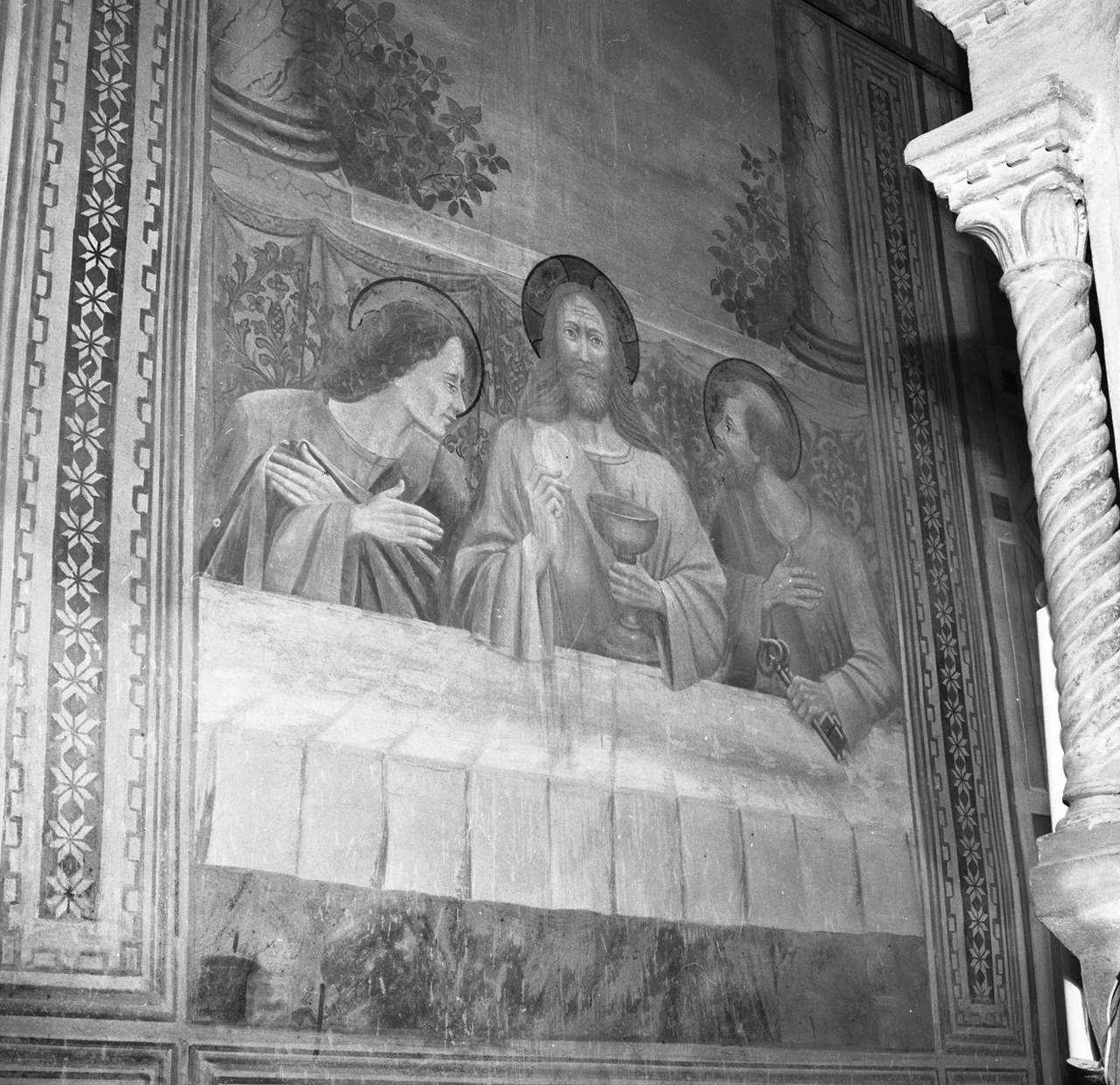 ultima cena (dipinto) - ambito toscano (sec. XX)