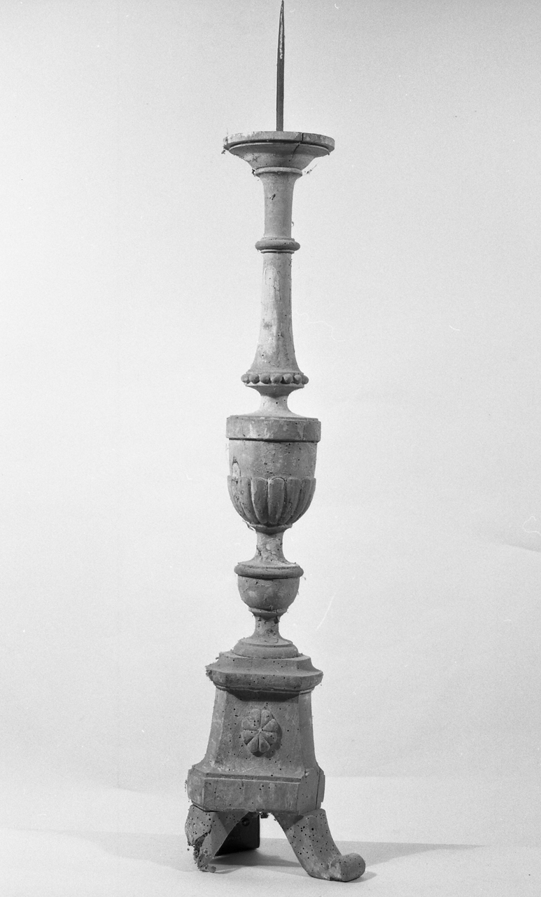 candeliere - bottega toscana (seconda metà sec. XIX)