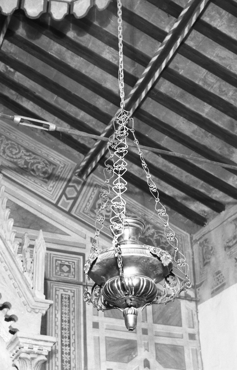 lampada pensile - bottega toscana (seconda metà sec. XIX)
