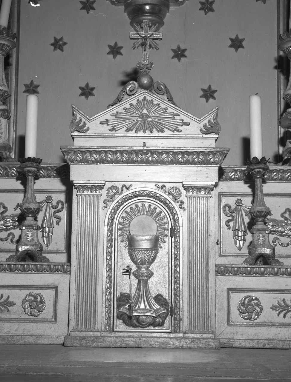 tabernacolo - a tempietto - bottega toscana (fine/inizio secc. XVIII/ XIX)